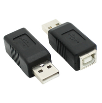 USB revolution printing square head printer adapter USB transfer printing joint conversion head USB-to-square outlet