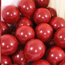 Heart-shaped big red wedding balloon romantic wedding room decoration scene decoration supplies decorative balloon male house groom