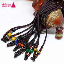 Sweater chain Buddha lanyard woven rope gem pineapple buckle drop rope