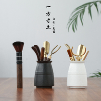 Tea ceremony copper six gentleman ceramic ebony tea clip tea spoon tea ceremony set kung fu tea set accessories zero accessories