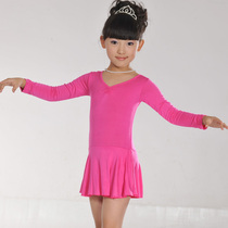 2020 autumn and winter plus velvet practice clothes dance clothes open file long sleeve one-piece Latin National Chinese dance 9 9 exchange purchase