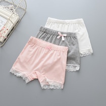 Girls Summer Odale Womens Lace Underwear Baby Anti-Light Safety Pants Bottom Flat Horn Pants 2021