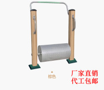 Wood plastic outdoor fitness equipment plastic wood sports equipment outdoor community park square barrel manufacturers package freight