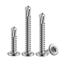 Yantail stainless steel round head cross flat tail tail 410 aluminum alloy self - tail wooden screw