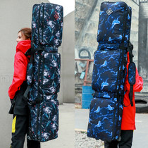 XXX special skis bag pulley veneer bag double board shoe bag large capacity wheel bag wheel bag single board drag wheel bag