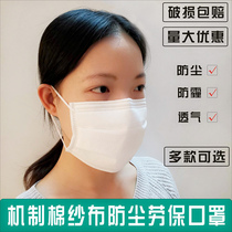 Dust-proof mask anti-industrial dust workshop Labor insurance and thickness and anti-smog mechanism gauze breathable mask