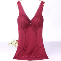 Benming year red wear-free bra vest female spring and autumn bottoming sling chest pad one-piece comfortable self-cultivation underwear