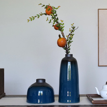 Simple light luxury ceramic vase new Chinese TV cabinet desktop ornaments home decorations hydroponic tea table vase