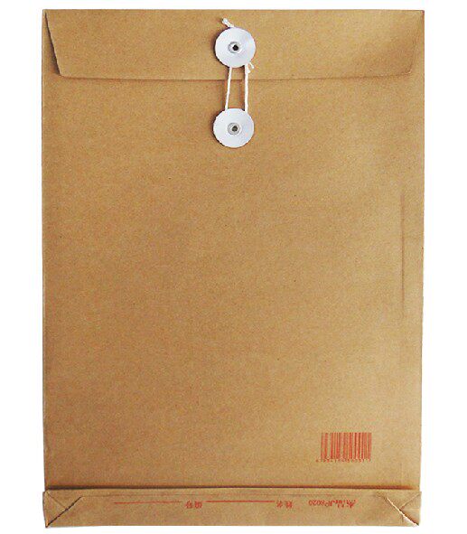 加厚牛皮档案袋牛皮纸文件袋a4牛皮纸档案袋350g资料袋 50个装