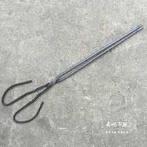 Y-JIAN hand forged and used domestic dual-use pliers iron pliers to pick up garbage barbecue