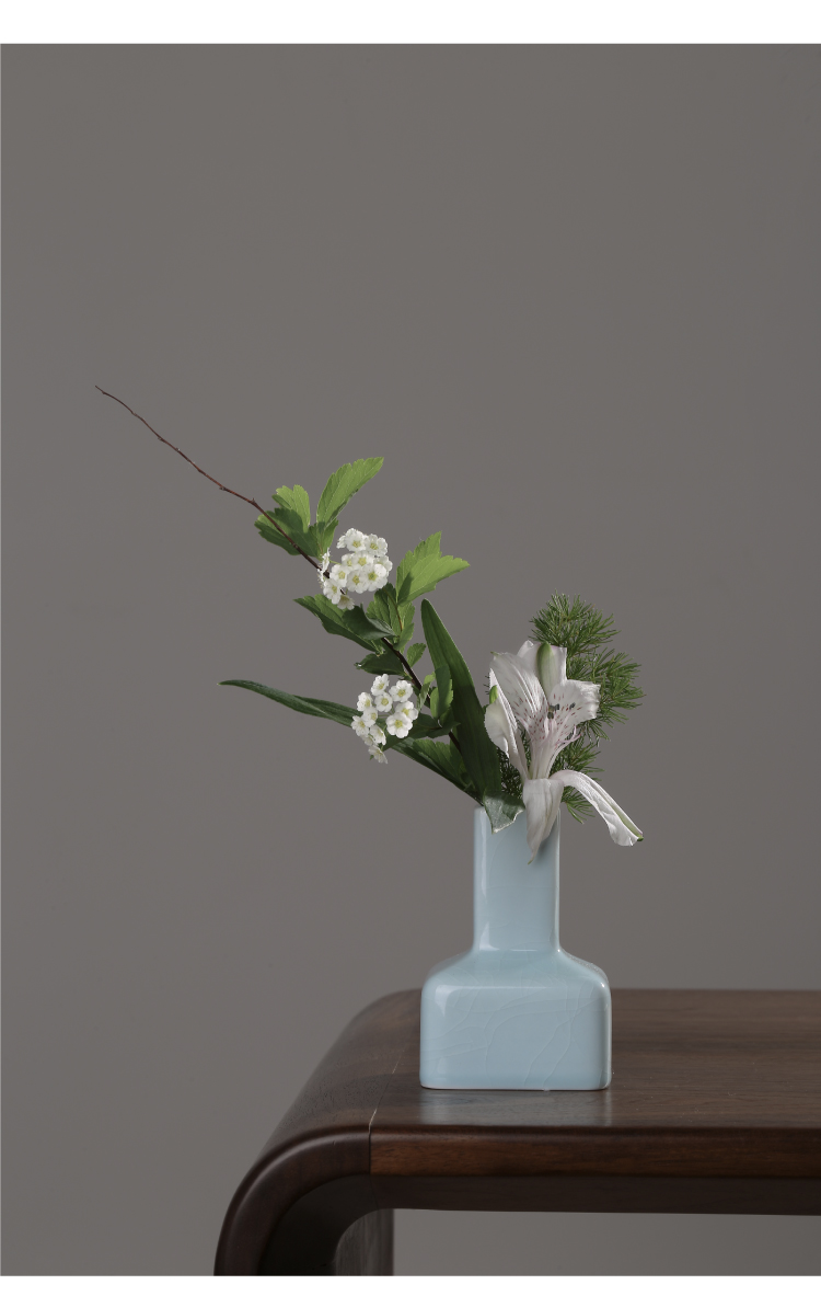 【售完无补】清新淡雅,清莹流光-古风陶瓷花器花瓶摆件