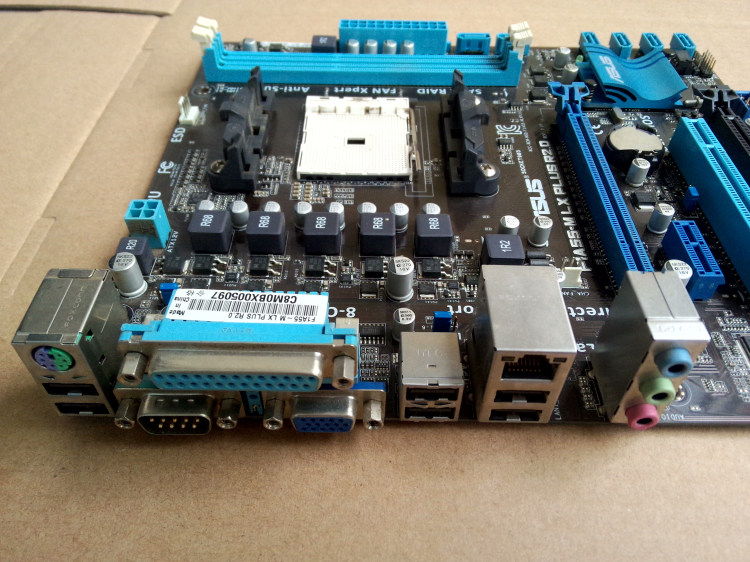 华硕f1a55-m lx plus r2.0 fm1 双卡交火 全固态主板 质保三月