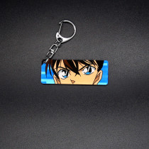 Multiple detectives Curnan eye New Lanash Grey Original Mourning department Sleeping Little Five-sided acrylic Key Buckle Pendant