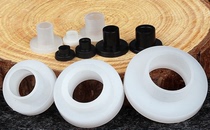 Black and white T-type nylon washer plastic bump screw sleeve insulating grain T-shaped step gasket M4M6M8M10M12