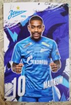 Malcolm Brazil Zenit 21 22 season official white card