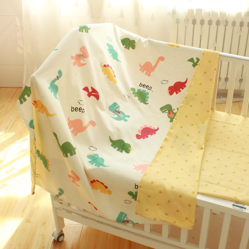 Single piece covered with hood to be baby full cotton baby boy quilt cover custom nursery size 1 2 1 5 pure cotton gon satin