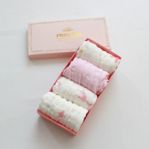 Second half price Half price bubble yarn Children pure cotton square towels Saliva Towel Baby Gauze Square Towel