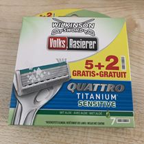 Wilkinson quattro (Germany) Wilkinson non-sensitive razor replacement head 7 packs