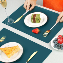 Western Dining Mat Insulation waterproof and greaseproof Children Nordic Wind Light Extravagant Style Steak Table Mat Cutlery Table Mat for Home