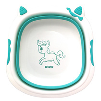 Baby washbasin PP basin Multifunctional baby foldable foot washbasin Bath basin Portable travel childrens washbasin