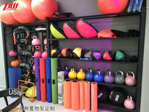 Gym gadget storage rack Private teaching small equipment shelf Kettlebell Yoga ball Medicine ball rack shelf customization