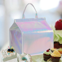Colorful film baking cake takeaway refrigerated preservation insulation bag Distribution bag Portable cold bag custom made manufacturers