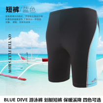 BLUE DIVE diving swim shorts warm diving suit Rowing Shorts Submarine Shorts Kayak Warm Creek