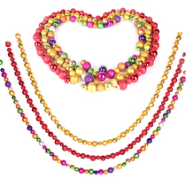 Christmas decorations colored balls strings chain balls strings Christmas trees windows kindergartens ornaments