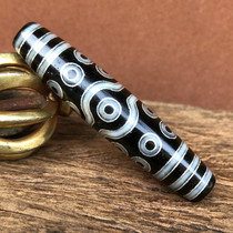 Tibetan Tantric Tianzhu Tibetan transmission inlaid with silver fifteen-eye Tianzhu natural genuine to pure agate chalcedony package pulp