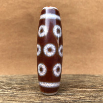 Tibetan Tianzhu Tibetan legend Eleven-eyed Tianzhu genuine to pure agate chalcedony pulp oil weathering