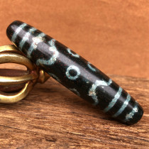 Xiangxiong Tianzhu Tibetan Seven-eyed Tianzhu Natural cinnabar Genuine raw stone Shale Tianxiong Stone Tianzhu Necklace Pendant