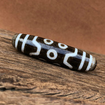 Tibetan Tianzhu Tibetan seven-eyed Tianzhu genuine to pure agate chalcedony package pulp oil run weathering clear