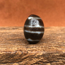 Tibet Tantric celestial beads to pure double tiger tooth Daluo beads body round paste thick oil