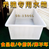 加大厚牛筋塑料水箱50L-1500L养殖箱