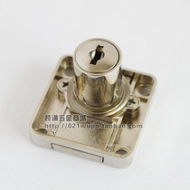 Les Fu drawer lock 3100 lock cylinder length 22mm square tongue cabinet door lock copper core furniture lock silver hot sale