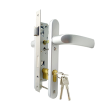 8530 single point door lock broken bridge aluminum swing door lock double-sided standard handle door lock balcony door single point door lock 9235