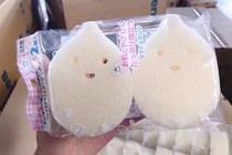 Mao Mao Hokkaido DY Xiaoxi Family Bathing Tumbler Sponge 2 Pack