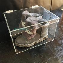 Acrylic transparent crystal shoe box star sneakers running shoes collection box brand sports shoes storage box supports customization