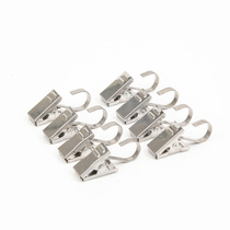 Curtain clips hooks Stainless Steel Small Clips Curtain curtains Curtains Accessories Hooks curtain hooks