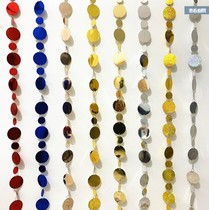 Shopping mall decoration beautiful Chen mirror gold silver bright curtain shopping mall decoration sequin curtain sequin string Christmas sequin curtain