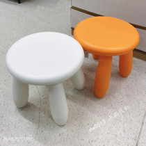  IKEA domestic IKEA Mamot childrens stool small bench round stool childrens chair cartoon low stool environmental protection