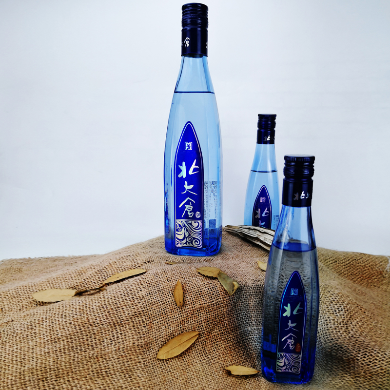 125ml*12瓶价格北大仓蓝柔蓝瓶酒42度浓香型纯粮白酒北大仓酒