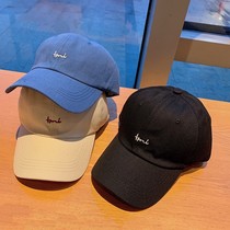 Hat female summer cap Korean version of the tide brand wild black sun tide ins face small visor baseball cap male