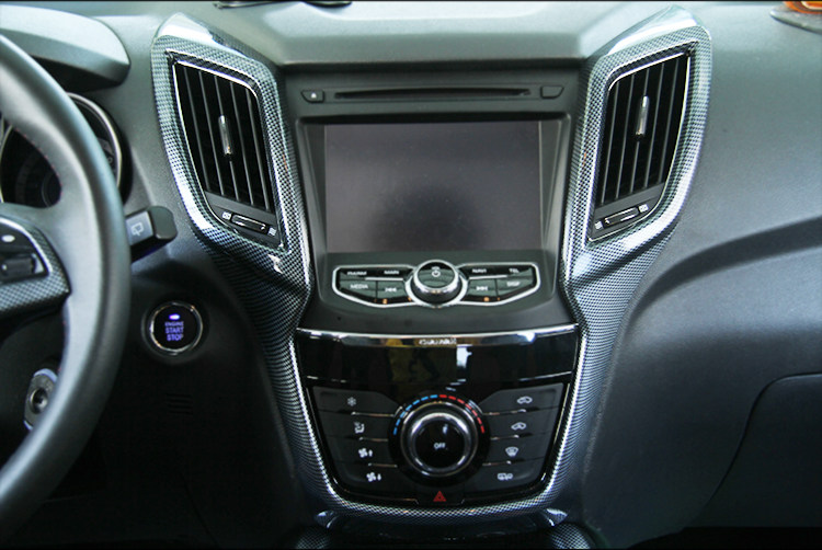 cs75改装桃木碳纤内饰汽车用品内饰件贴片出风口贴片汽车内饰桃木