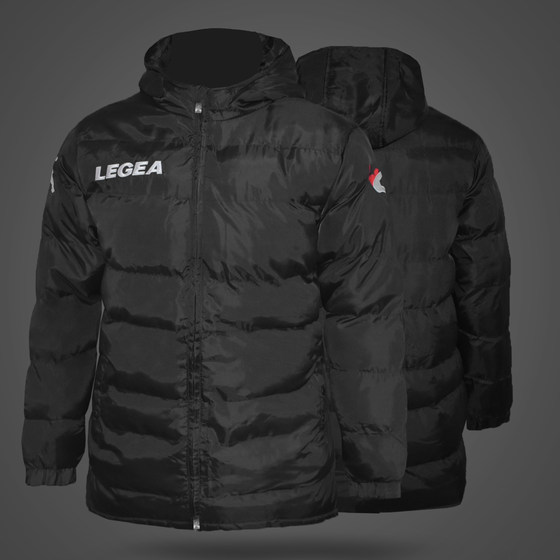 Men's winter mid -length hooded football long cotton clothing team competition sports cotton jacket Men's winter mid -length hooded football long cotton clothing team competition sports cotton jacket