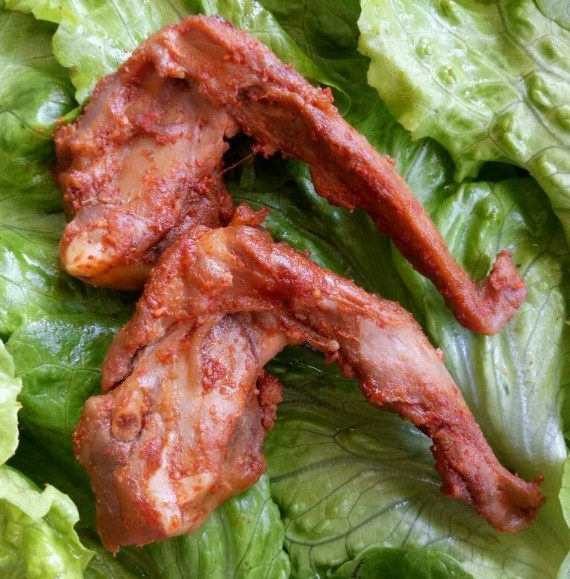 武夷山特产熏鹅/岚谷熏鹅/鸭爪鸭肉/特价熏鸭骨架500克(须定做