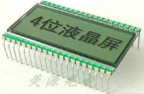 4-bit LCD screen 4-bit LCD display TN type 8-field static drive semi-transparent curved needle LCD screen