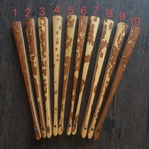 7-inch Princess Spotted Bamboo Fan Bone Crafts Sector Xiang Princess Zhuwen Bamboo Play Fan jade Bamboo Core Blank Su Artificial Paper Folding Fan