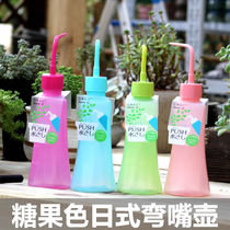 Japanese candy-colored fleshy beetle water bottle gardening tools plant micro landscape ecological bottle sprinkle kettle