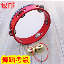 Northern dance examination tambourine Kindergarten teacher special childrens dance Percussion Wooden tambourine ORF early education